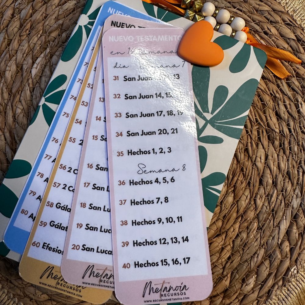 Plan de Lectura Nuevo Testamento